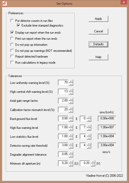 Set Options