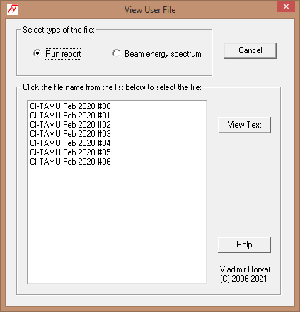 View User File